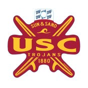 USC Trojans Counterfeit Wave Sticker
